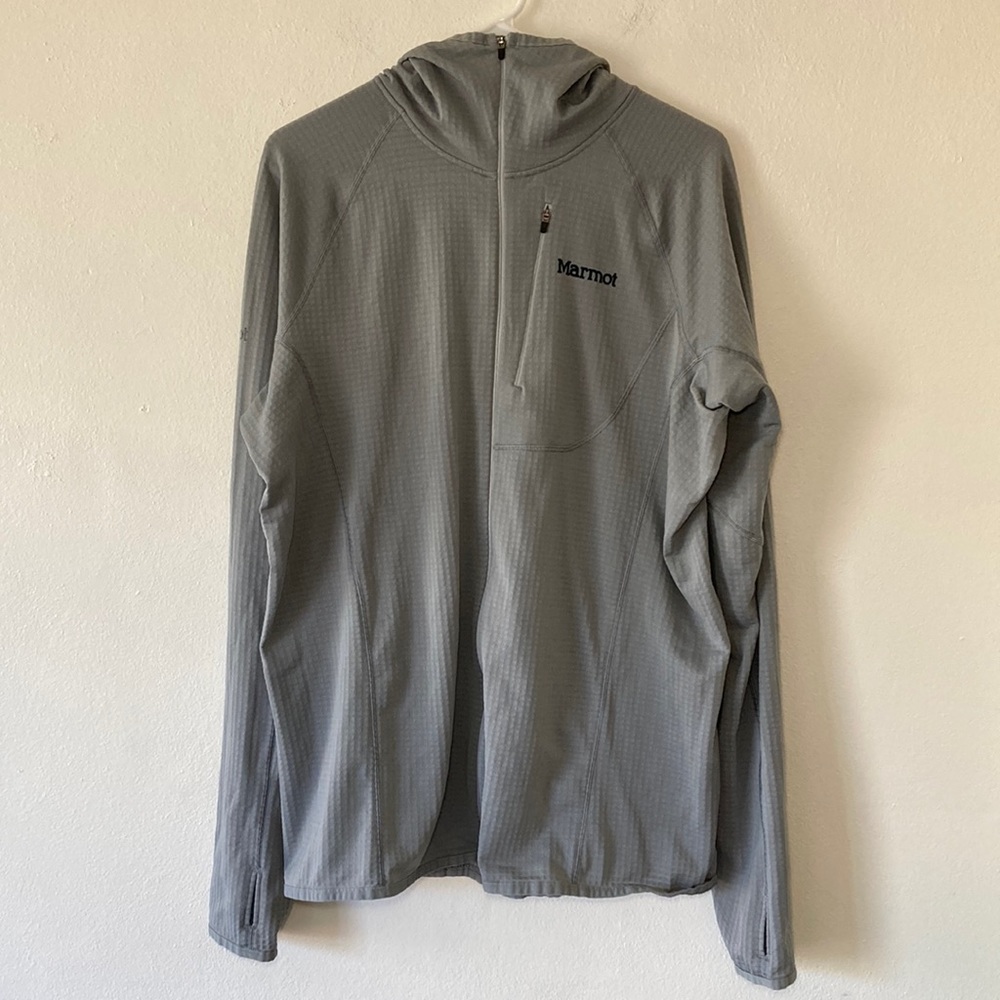 Marmot Full Zip Polartec Thermal Base Layer Hoodie